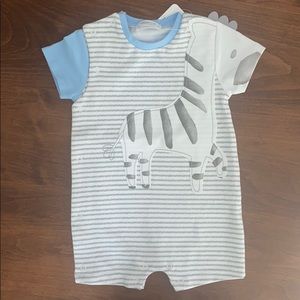 Giraffe short sleeve one piece